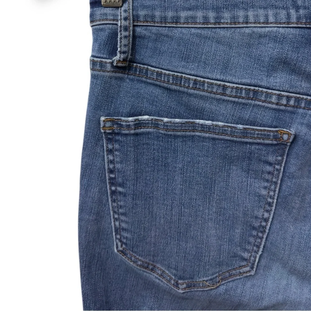 497 Madewell | EUC High-Rise Skinny Button-Fly Distressed Jeans (size 27) - Picture 7 of 16